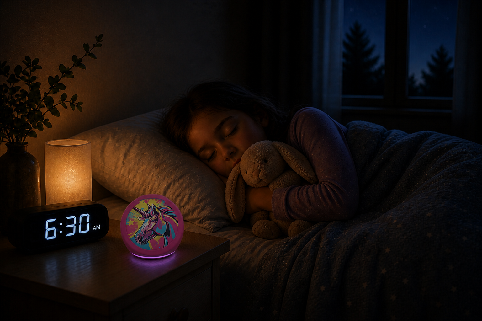 Morning wake-up scene for the I'm Asleep Alexa skill