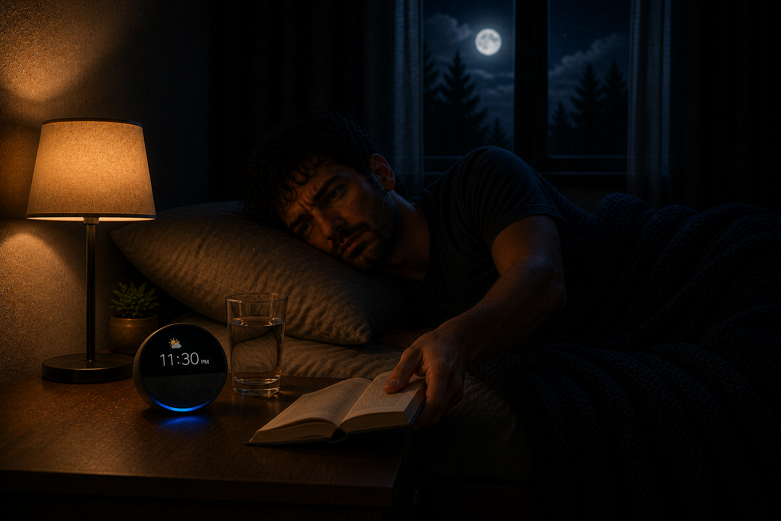 Bedroom scene for the I'm Tired Alexa skill